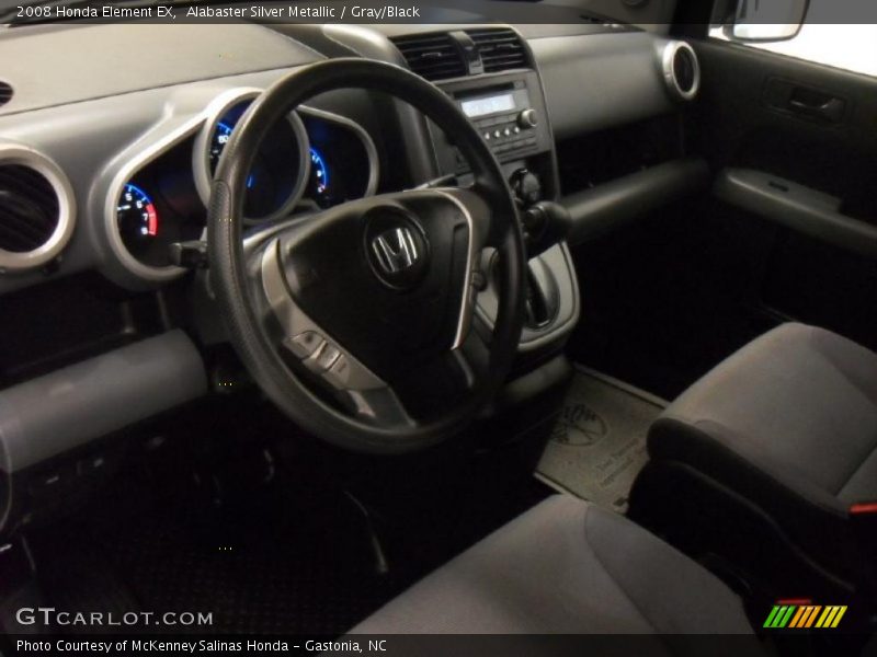 Alabaster Silver Metallic / Gray/Black 2008 Honda Element EX