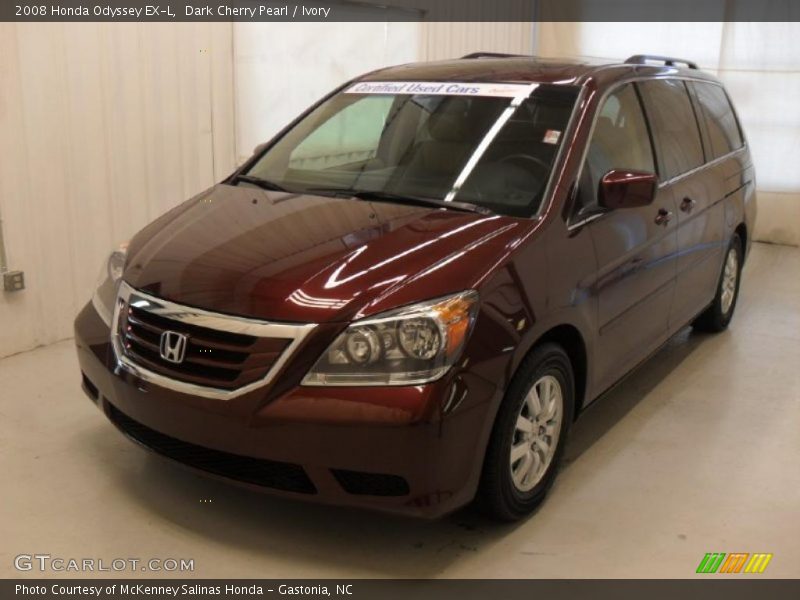 Dark Cherry Pearl / Ivory 2008 Honda Odyssey EX-L