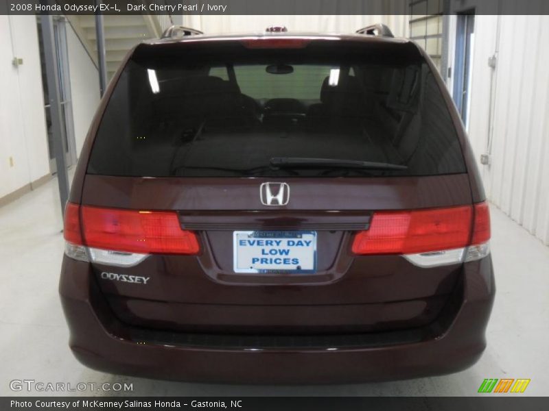 Dark Cherry Pearl / Ivory 2008 Honda Odyssey EX-L