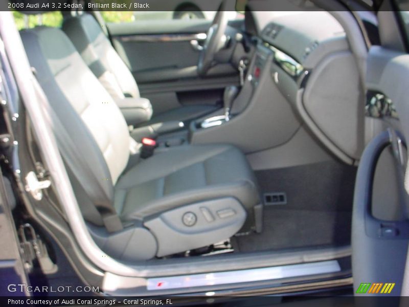 Brilliant Black / Black 2008 Audi A4 3.2 Sedan