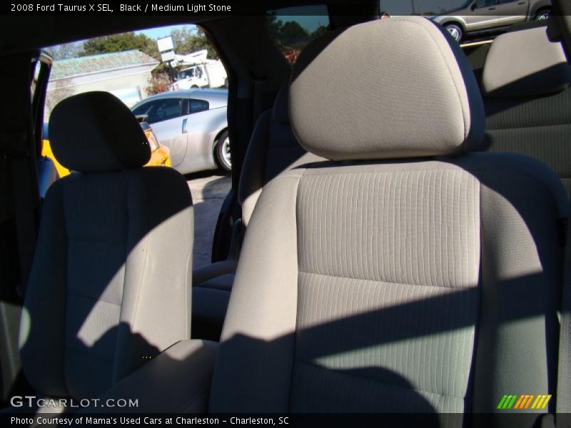 Black / Medium Light Stone 2008 Ford Taurus X SEL