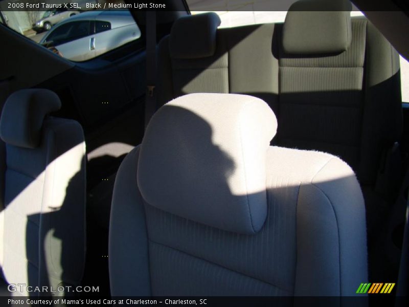 Black / Medium Light Stone 2008 Ford Taurus X SEL