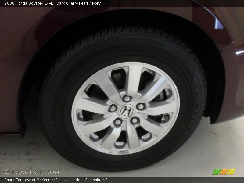 Dark Cherry Pearl / Ivory 2008 Honda Odyssey EX-L