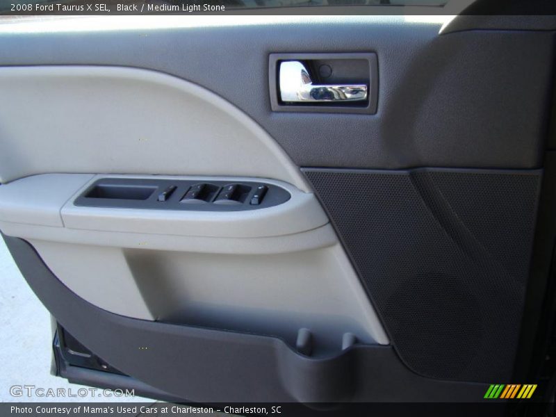 Black / Medium Light Stone 2008 Ford Taurus X SEL