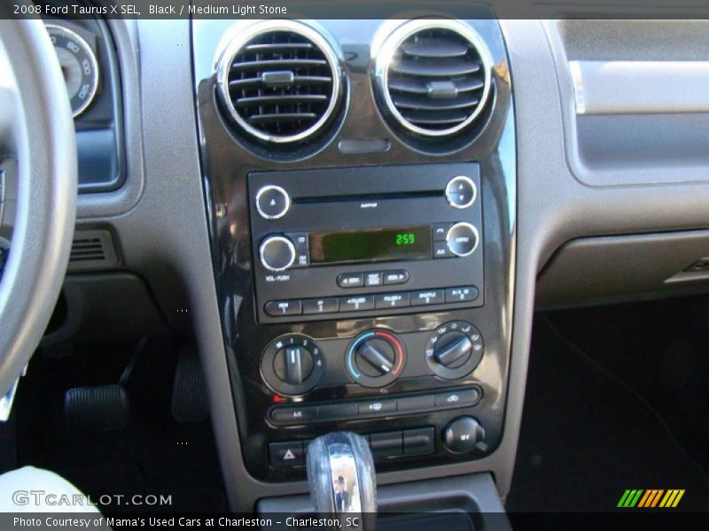 Black / Medium Light Stone 2008 Ford Taurus X SEL