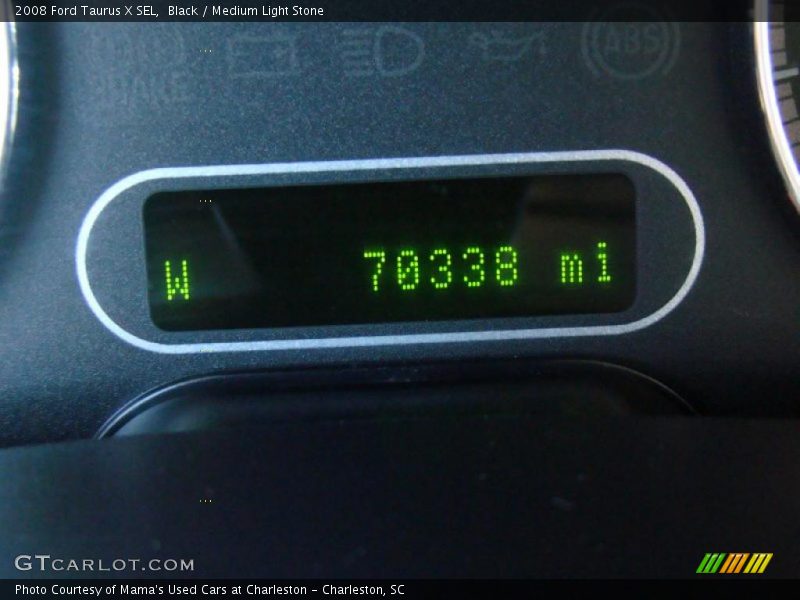 Black / Medium Light Stone 2008 Ford Taurus X SEL