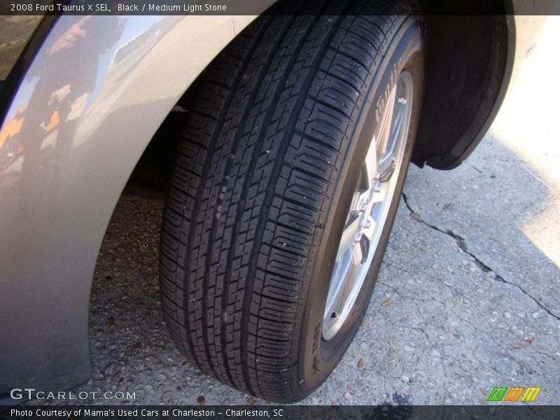 Black / Medium Light Stone 2008 Ford Taurus X SEL