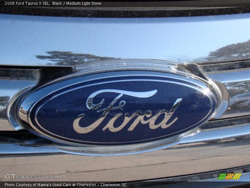 Black / Medium Light Stone 2008 Ford Taurus X SEL