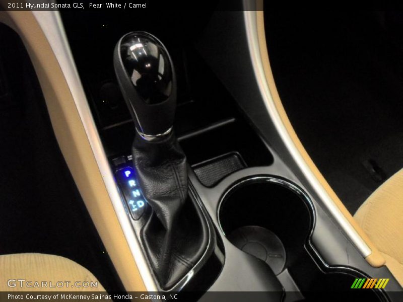 Pearl White / Camel 2011 Hyundai Sonata GLS