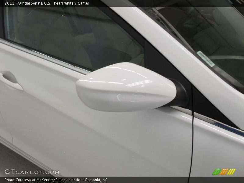 Pearl White / Camel 2011 Hyundai Sonata GLS