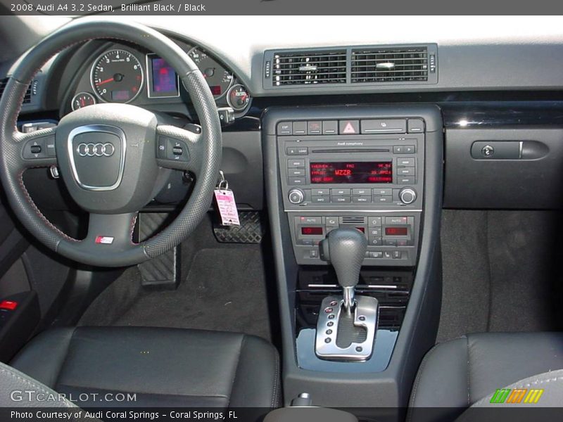 Brilliant Black / Black 2008 Audi A4 3.2 Sedan
