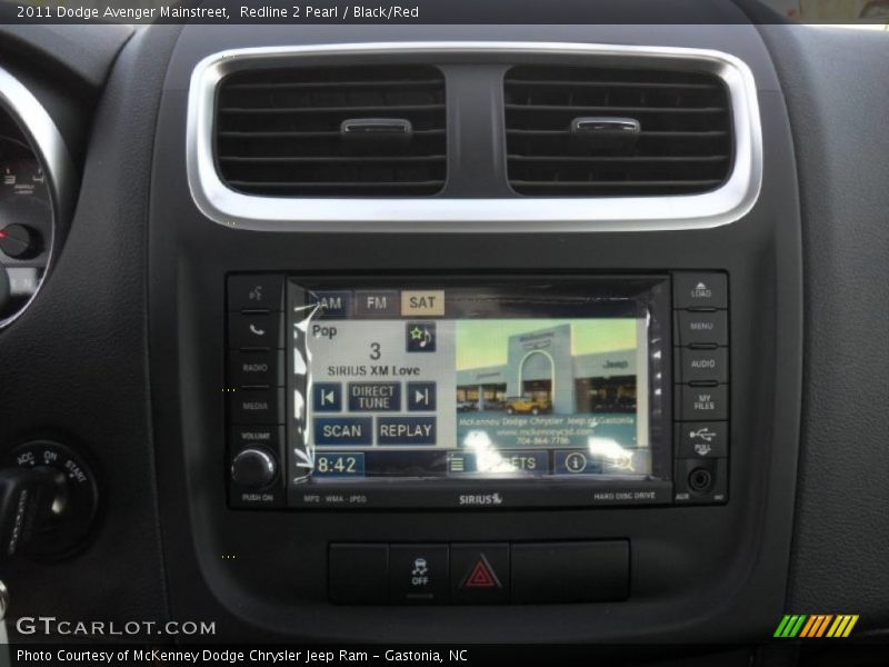 Redline 2 Pearl / Black/Red 2011 Dodge Avenger Mainstreet