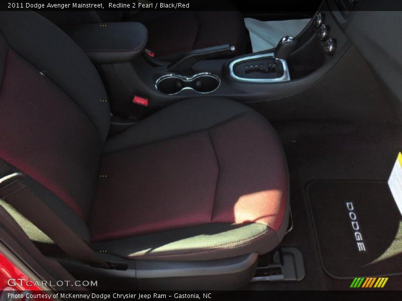 Redline 2 Pearl / Black/Red 2011 Dodge Avenger Mainstreet