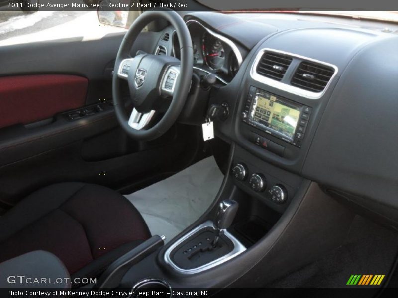 Redline 2 Pearl / Black/Red 2011 Dodge Avenger Mainstreet