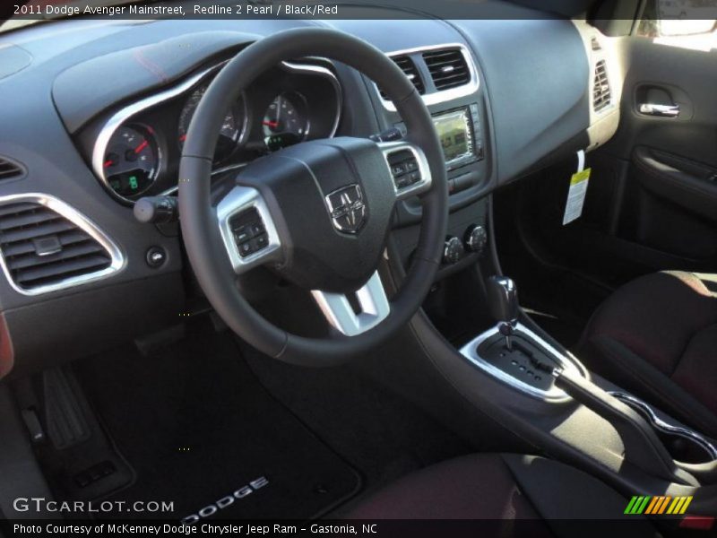 Black/Red Interior - 2011 Avenger Mainstreet 