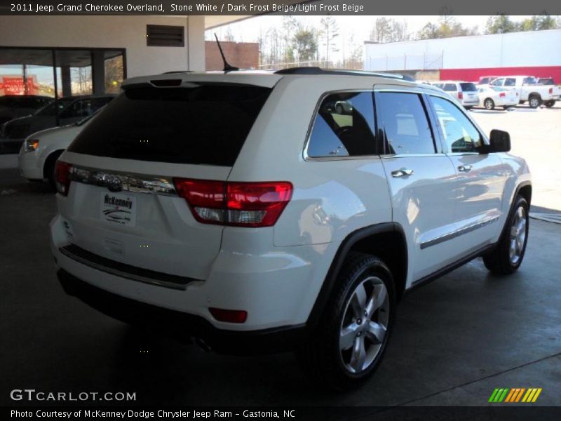 Stone White / Dark Frost Beige/Light Frost Beige 2011 Jeep Grand Cherokee Overland