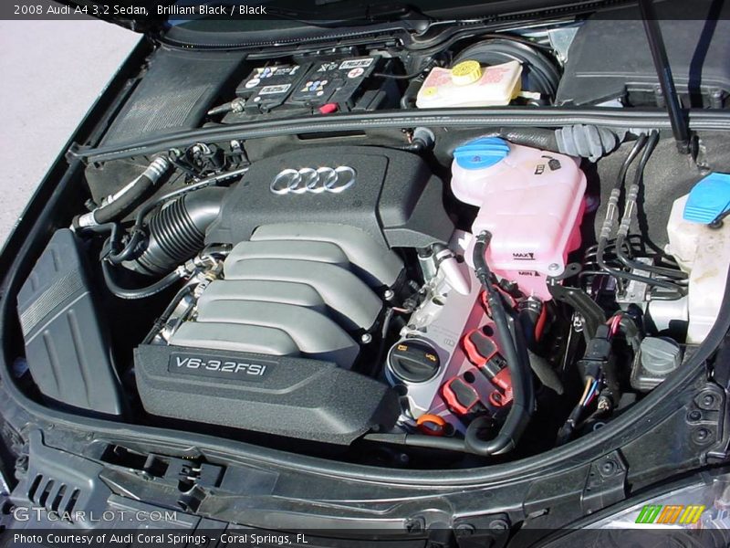 Brilliant Black / Black 2008 Audi A4 3.2 Sedan