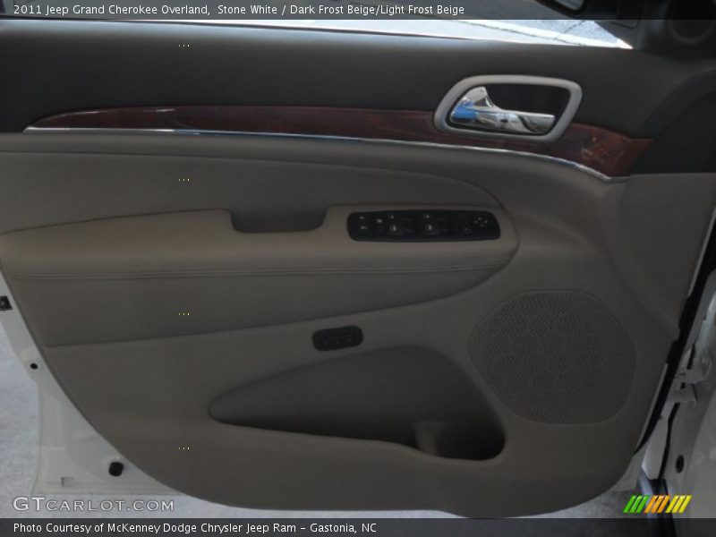 Stone White / Dark Frost Beige/Light Frost Beige 2011 Jeep Grand Cherokee Overland