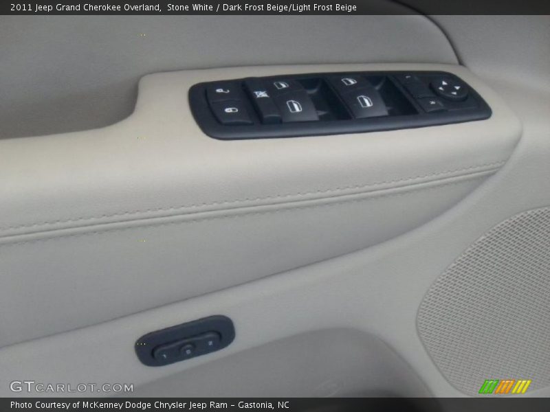 Stone White / Dark Frost Beige/Light Frost Beige 2011 Jeep Grand Cherokee Overland