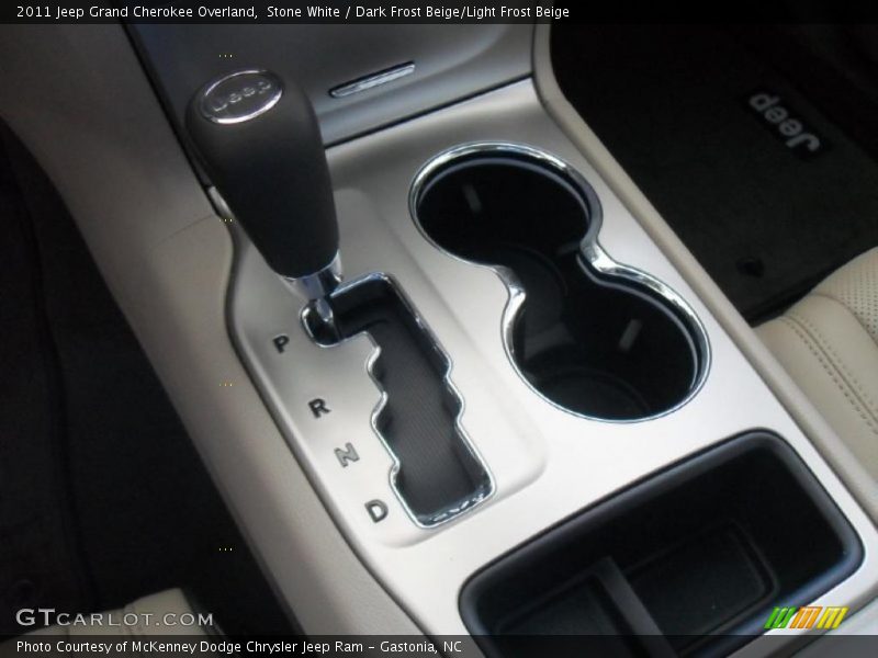 Stone White / Dark Frost Beige/Light Frost Beige 2011 Jeep Grand Cherokee Overland