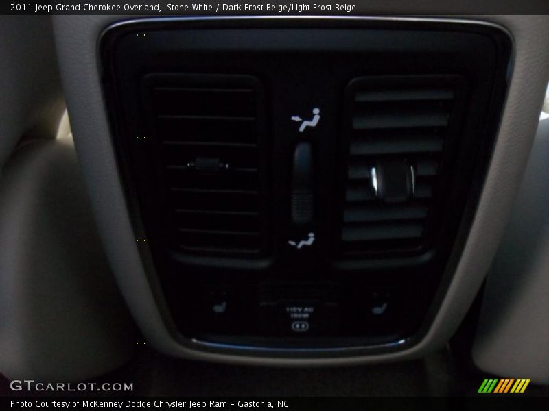 Stone White / Dark Frost Beige/Light Frost Beige 2011 Jeep Grand Cherokee Overland