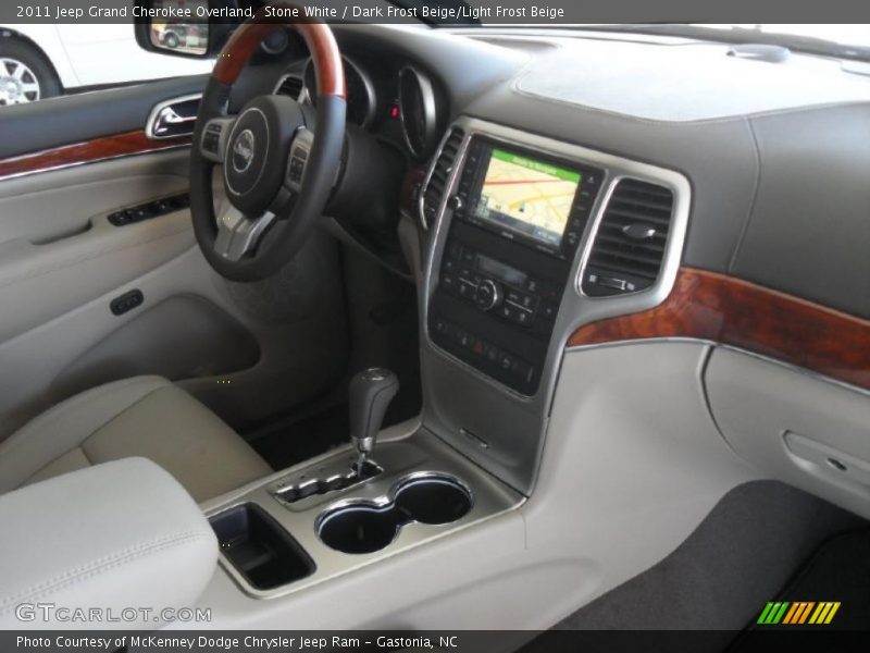 Stone White / Dark Frost Beige/Light Frost Beige 2011 Jeep Grand Cherokee Overland