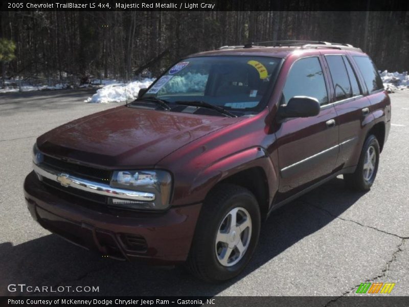 Majestic Red Metallic / Light Gray 2005 Chevrolet TrailBlazer LS 4x4