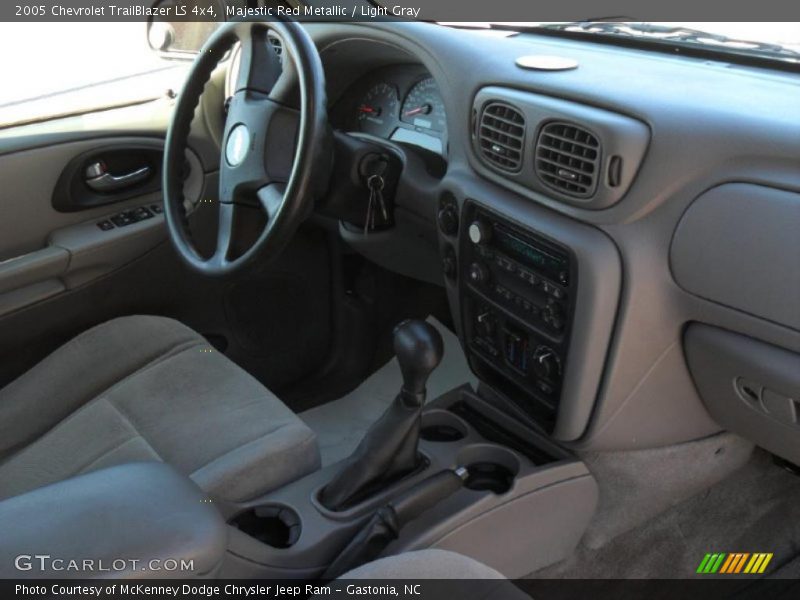 Majestic Red Metallic / Light Gray 2005 Chevrolet TrailBlazer LS 4x4