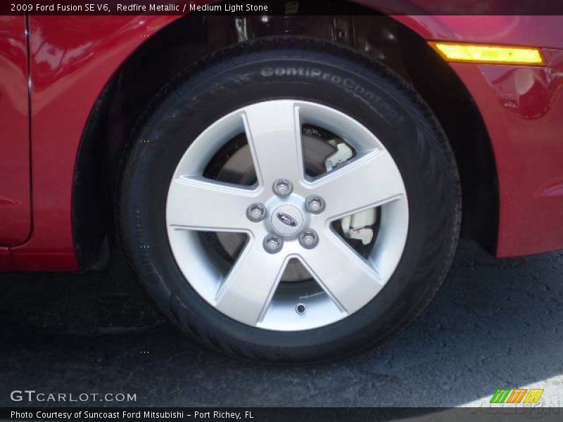 Redfire Metallic / Medium Light Stone 2009 Ford Fusion SE V6