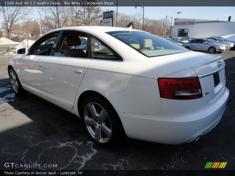 Ibis White / Cardamom Beige 2008 Audi A6 3.2 quattro Sedan