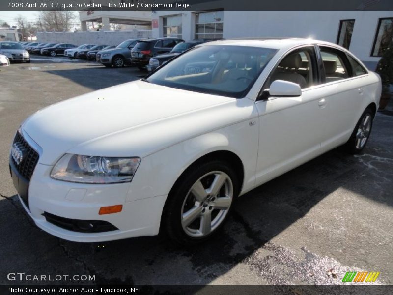 Ibis White / Cardamom Beige 2008 Audi A6 3.2 quattro Sedan