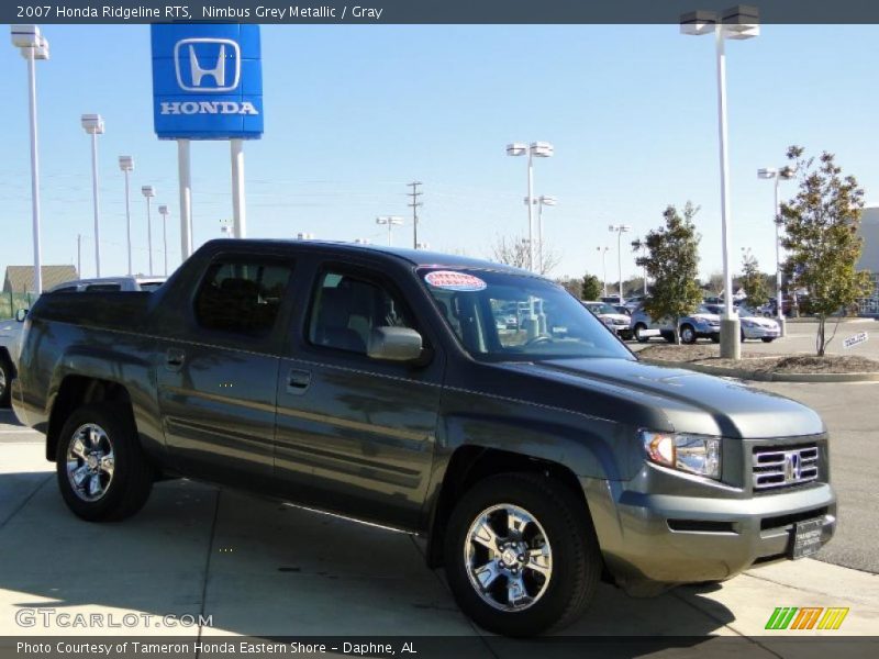 Nimbus Grey Metallic / Gray 2007 Honda Ridgeline RTS