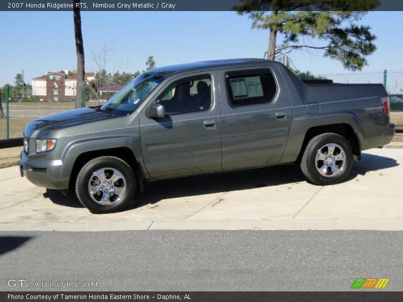 Nimbus Grey Metallic / Gray 2007 Honda Ridgeline RTS