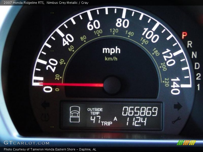 Nimbus Grey Metallic / Gray 2007 Honda Ridgeline RTS