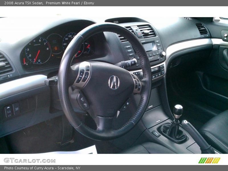 Ebony Interior - 2008 TSX Sedan 