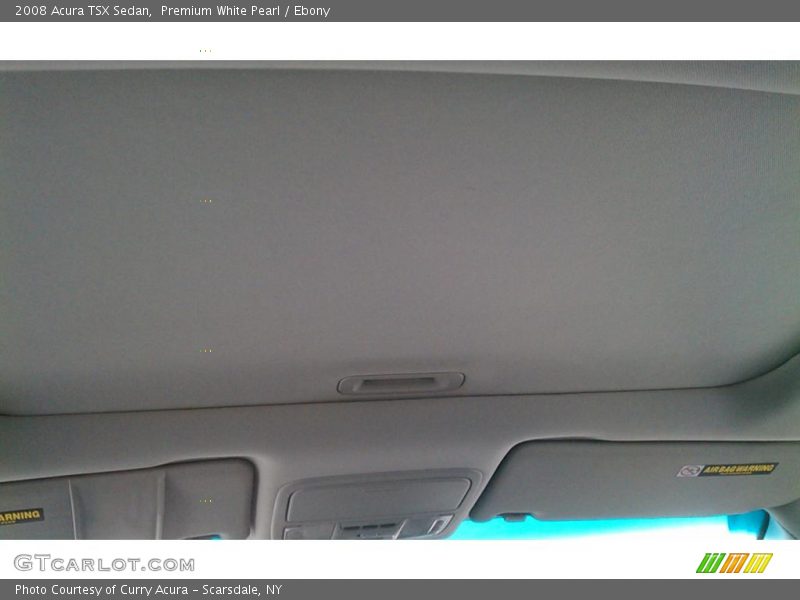 Premium White Pearl / Ebony 2008 Acura TSX Sedan