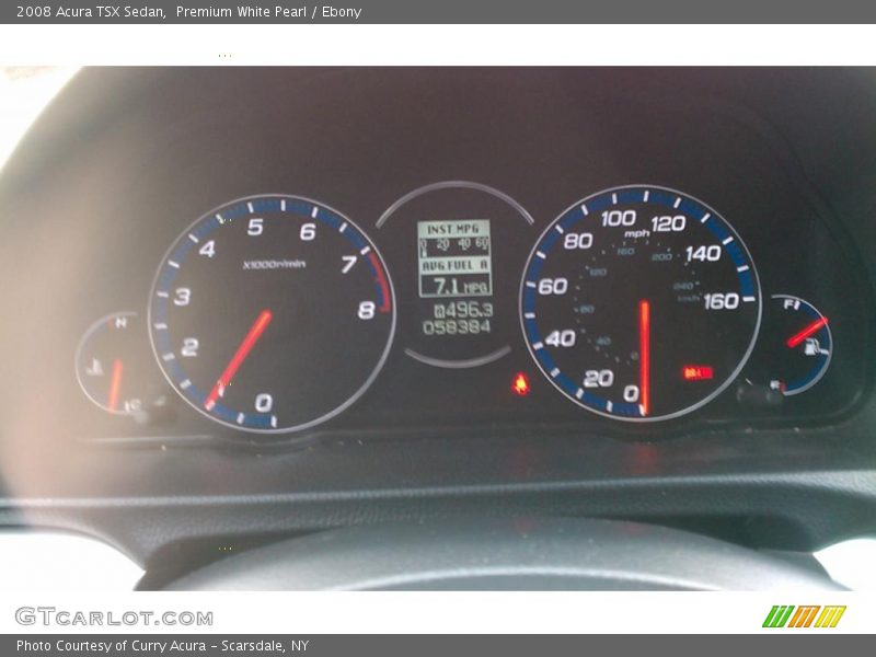  2008 TSX Sedan Sedan Gauges