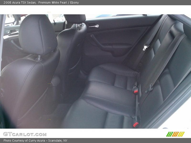 Premium White Pearl / Ebony 2008 Acura TSX Sedan