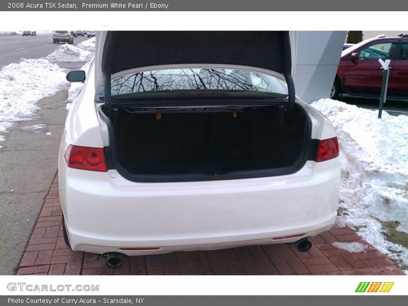 Premium White Pearl / Ebony 2008 Acura TSX Sedan