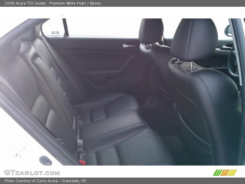 Premium White Pearl / Ebony 2008 Acura TSX Sedan