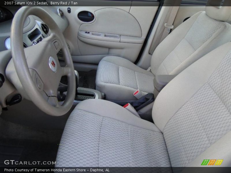  2007 ION 2 Sedan Tan Interior