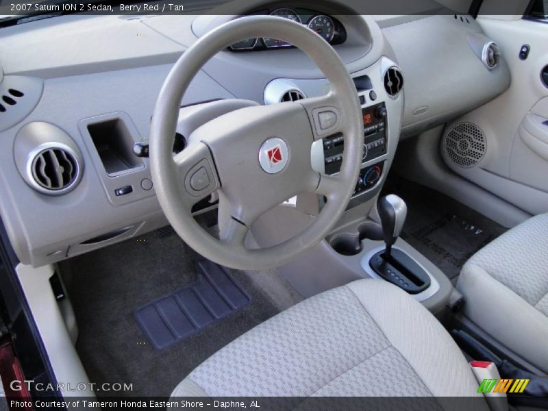 Tan Interior - 2007 ION 2 Sedan 