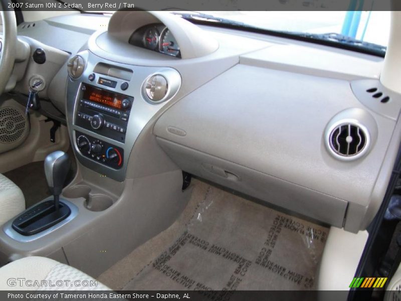 Berry Red / Tan 2007 Saturn ION 2 Sedan
