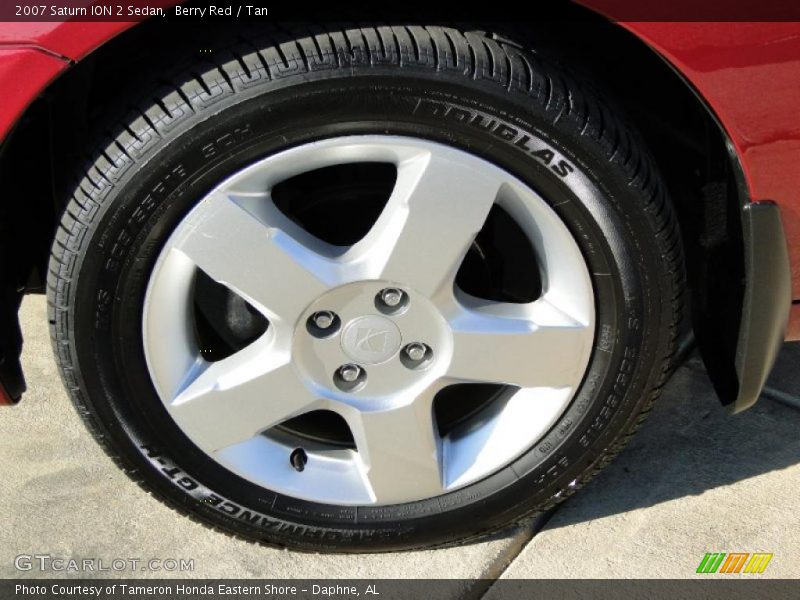 Berry Red / Tan 2007 Saturn ION 2 Sedan