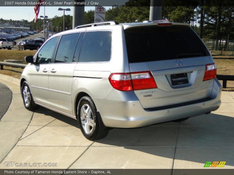 Silver Pearl Metallic / Gray 2007 Honda Odyssey EX-L