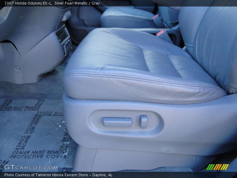 Silver Pearl Metallic / Gray 2007 Honda Odyssey EX-L