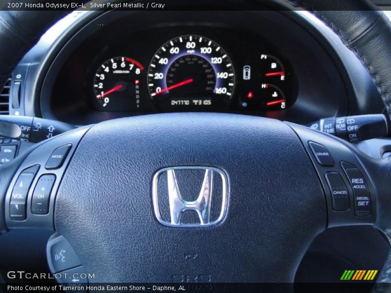 Silver Pearl Metallic / Gray 2007 Honda Odyssey EX-L