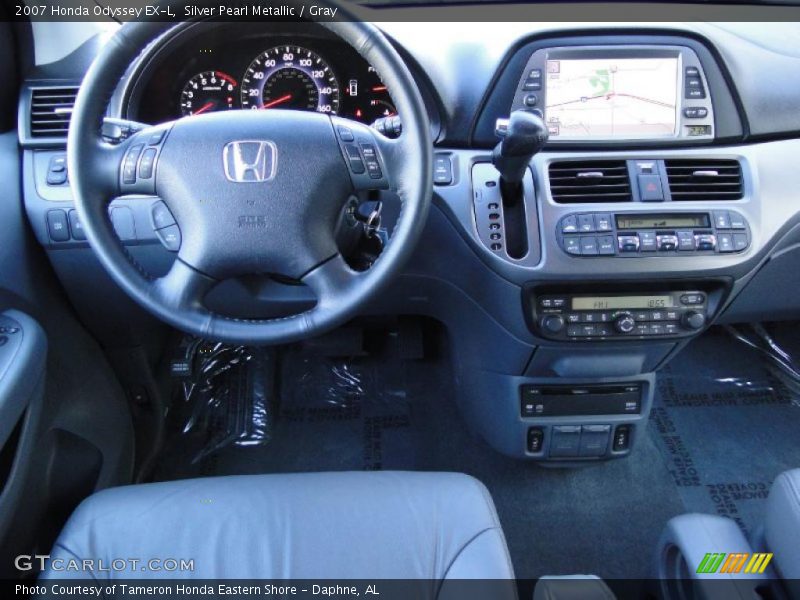 Silver Pearl Metallic / Gray 2007 Honda Odyssey EX-L