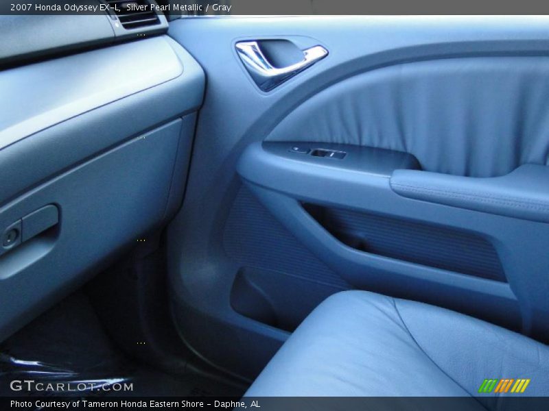 Silver Pearl Metallic / Gray 2007 Honda Odyssey EX-L