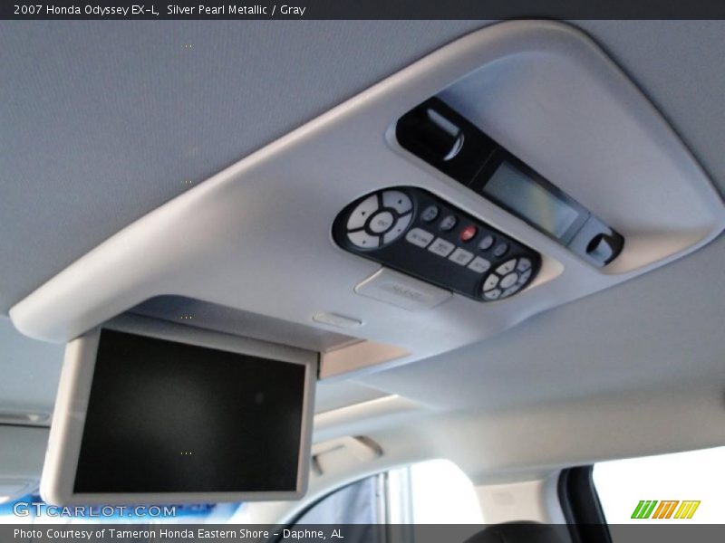 Silver Pearl Metallic / Gray 2007 Honda Odyssey EX-L